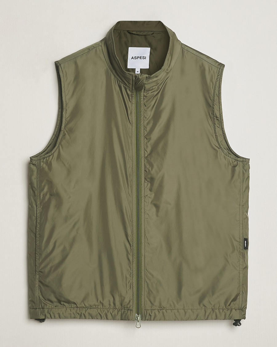 Heren | Jassen | Aspesi | Vernes Nylon Gilet Sage