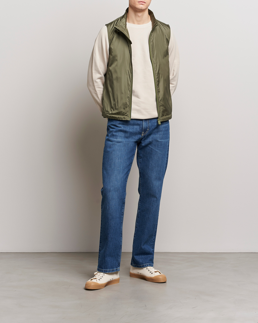 Heren | Jassen | Aspesi | Vernes Nylon Gilet Sage
