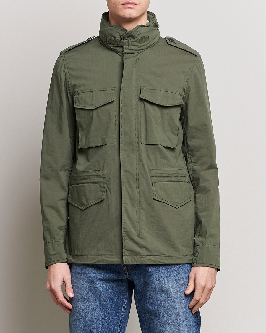 Heren | Herfstjassen | Aspesi | Lightweight Cotton Field Jacket Military