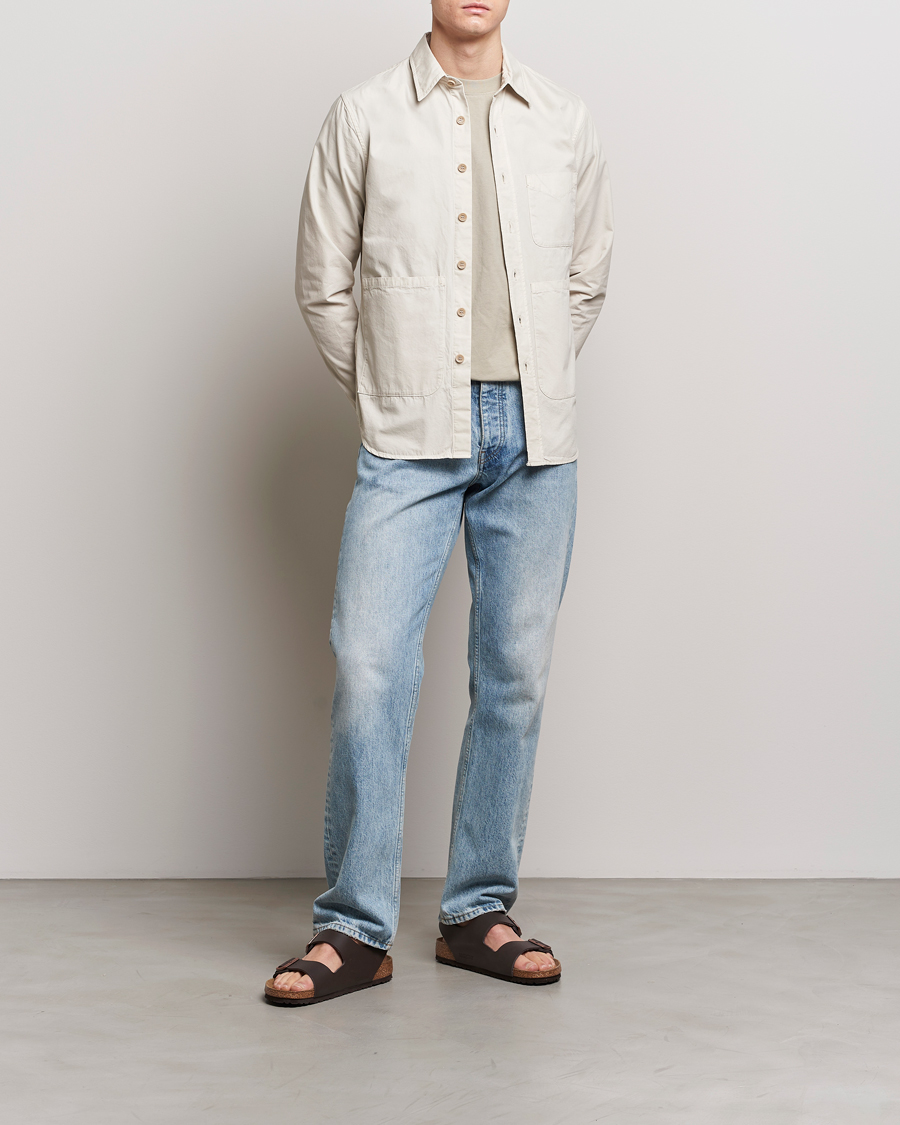 Heren | Jassen | Aspesi | Utility Shirt Jacket Light Beige