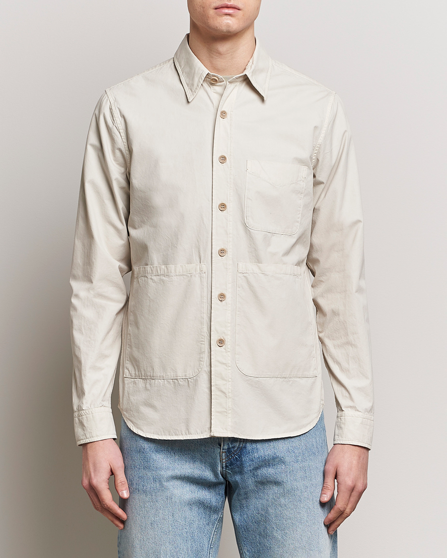 Heren | Hedendaagse jassen | Aspesi | Utility Shirt Jacket Light Beige