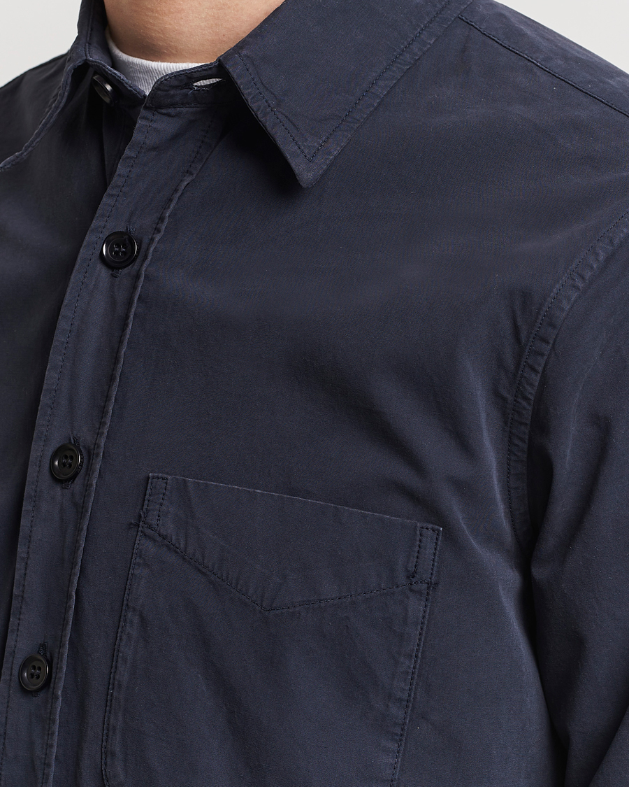 Heren | Jassen | Aspesi | Utility Shirt Jacket Navy