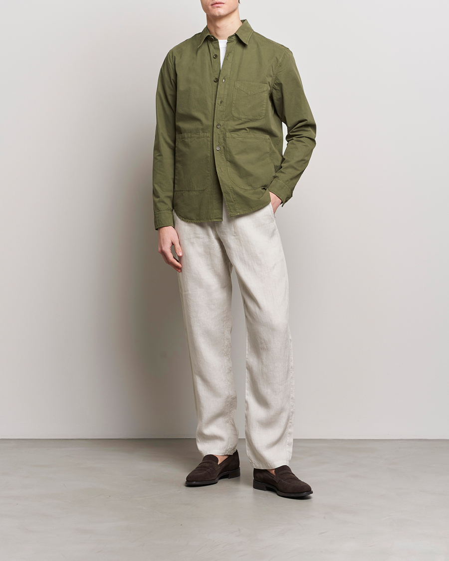 Heren | Jassen | Aspesi | Utility Shirt Jacket Military