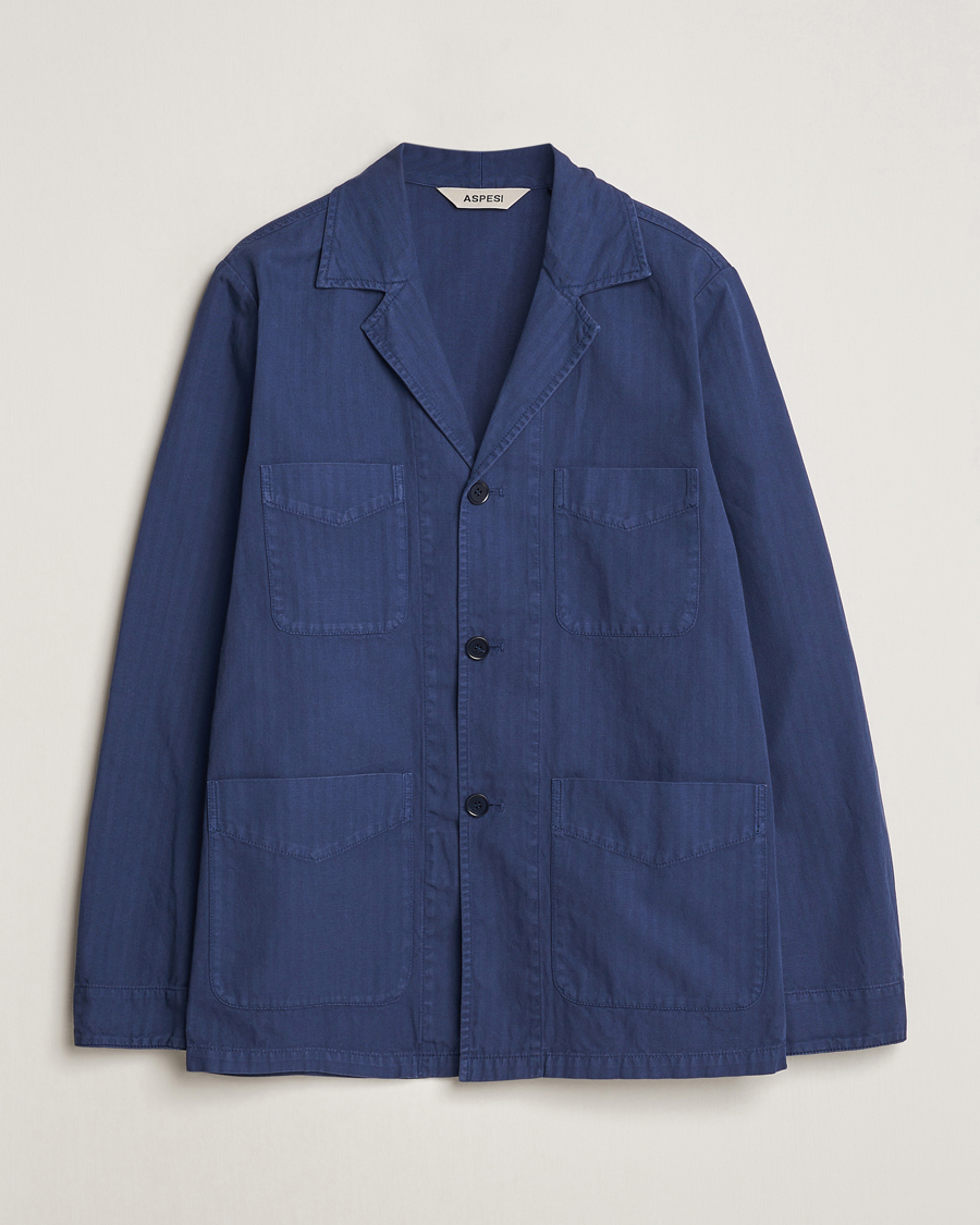 Heren | Jassen | Aspesi | Fadango Shirt Jacket Navy