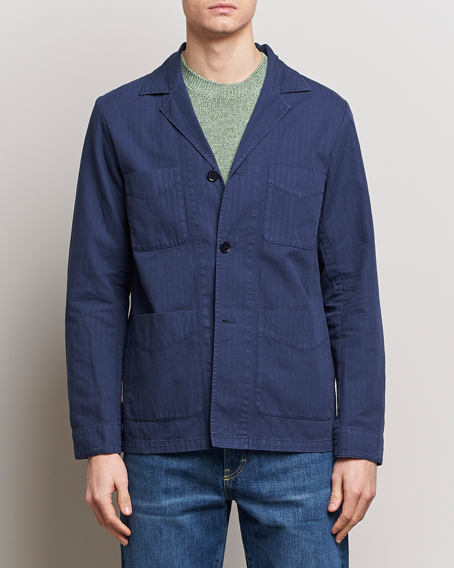 Heren |  | Aspesi | Fadango Shirt Jacket Navy