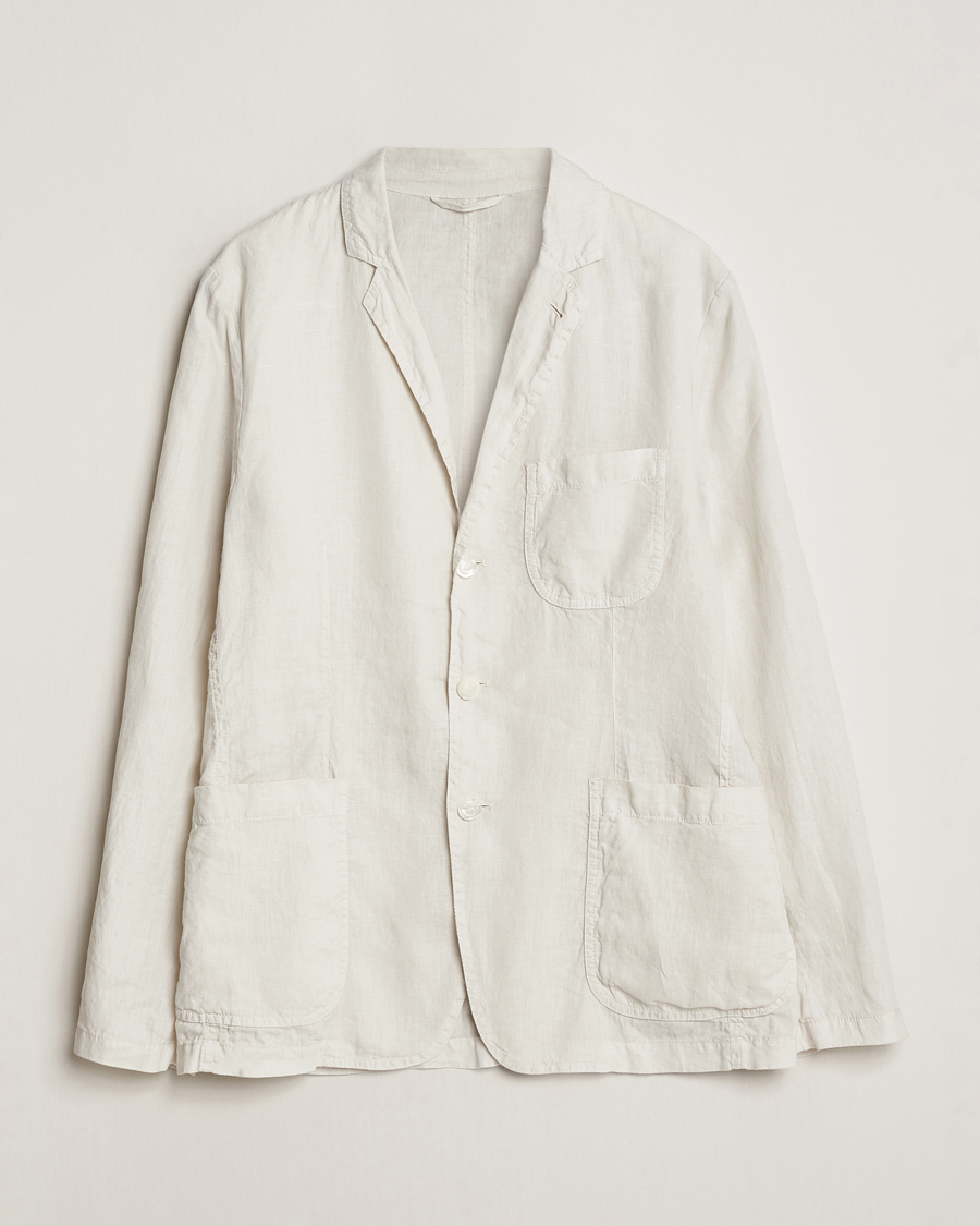 Heren | Blazers | Aspesi | Samuraki Linen Blazer Light Beige