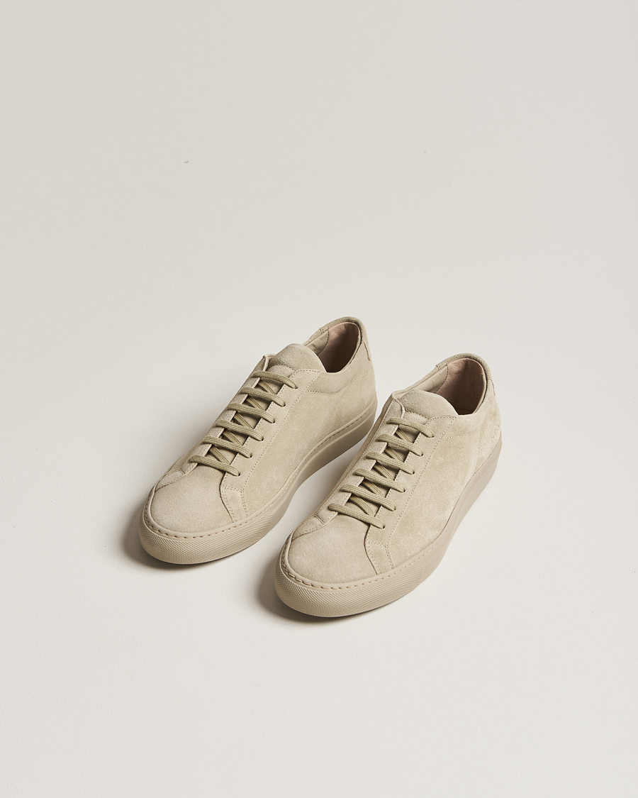 Heren | Lage sneakers | Common Projects | Original Achilles Suede Sneaker Bone
