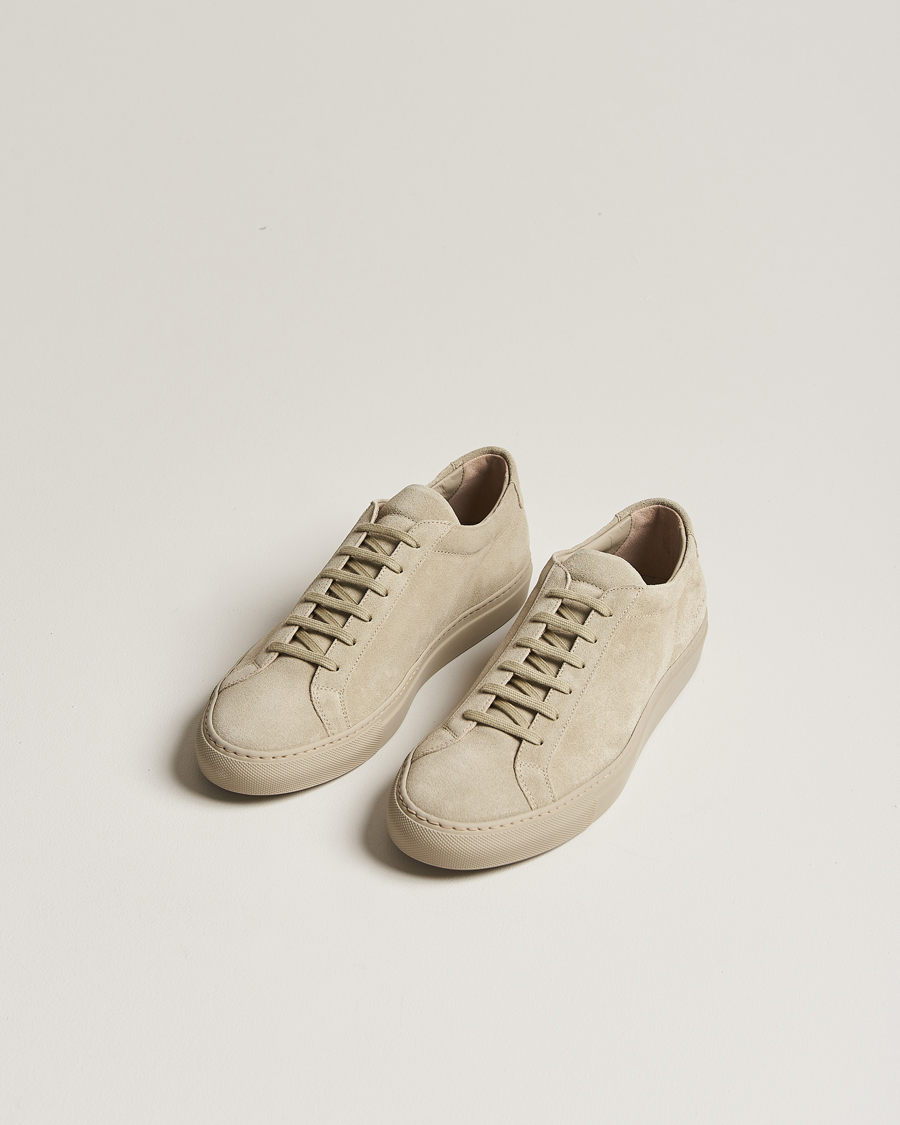 Heren | Common Projects | Common Projects | Original Achilles Suede Sneaker Bone