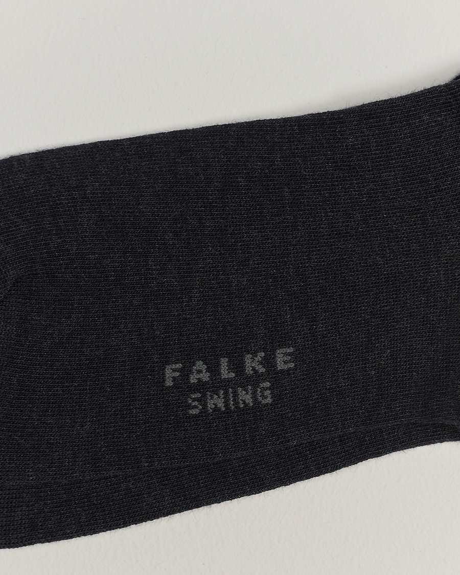 Heren | Alledaagse sokken | Falke | Swing 2-Pack Socks Anthracite Melange