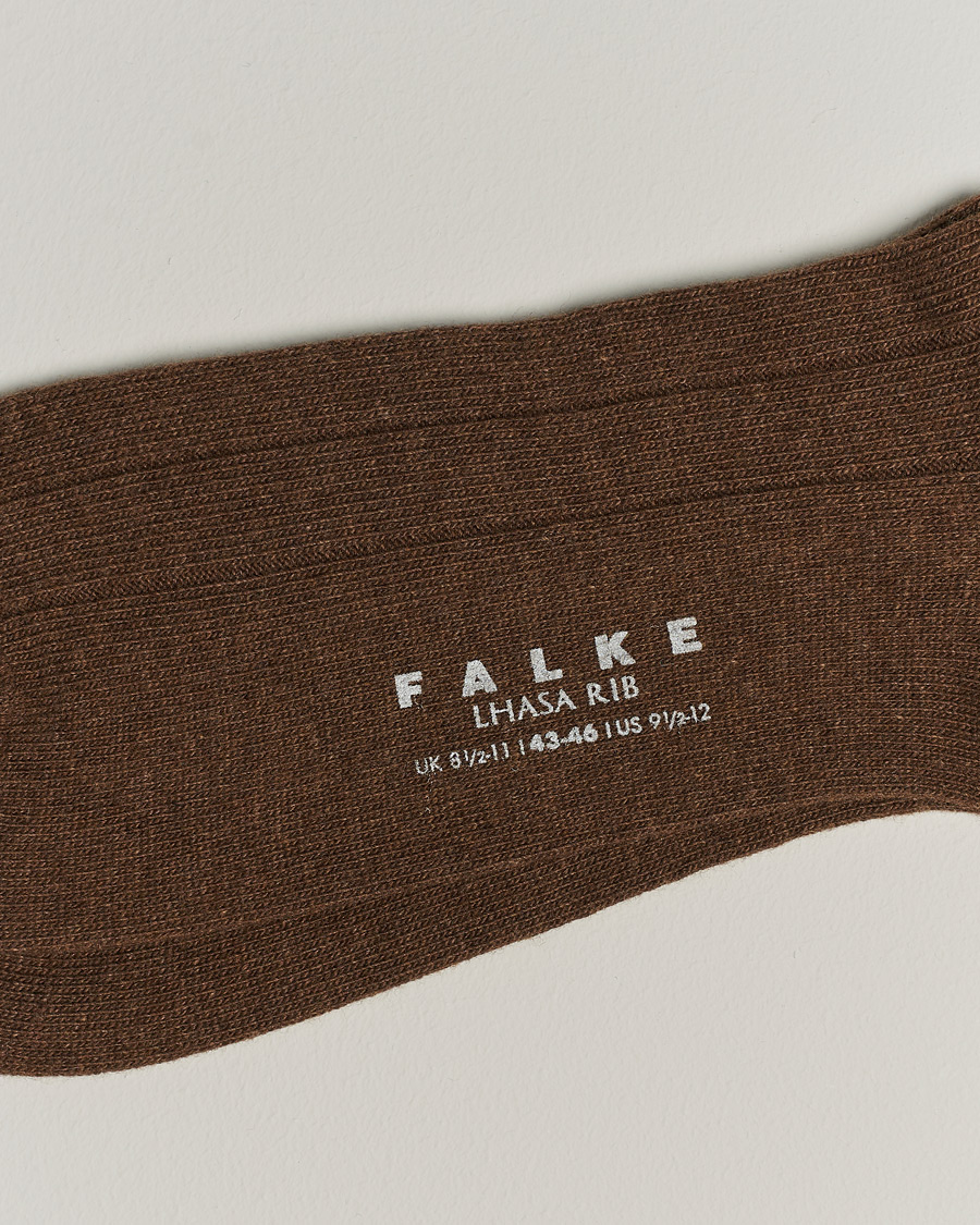 Heren | Alledaagse sokken | Falke | Lhasa Cashmere Socks Humus