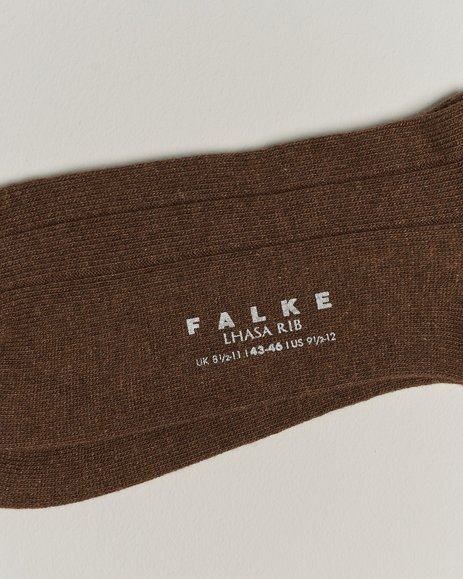 Heren | Ondergoed | Falke | Lhasa Cashmere Socks Humus