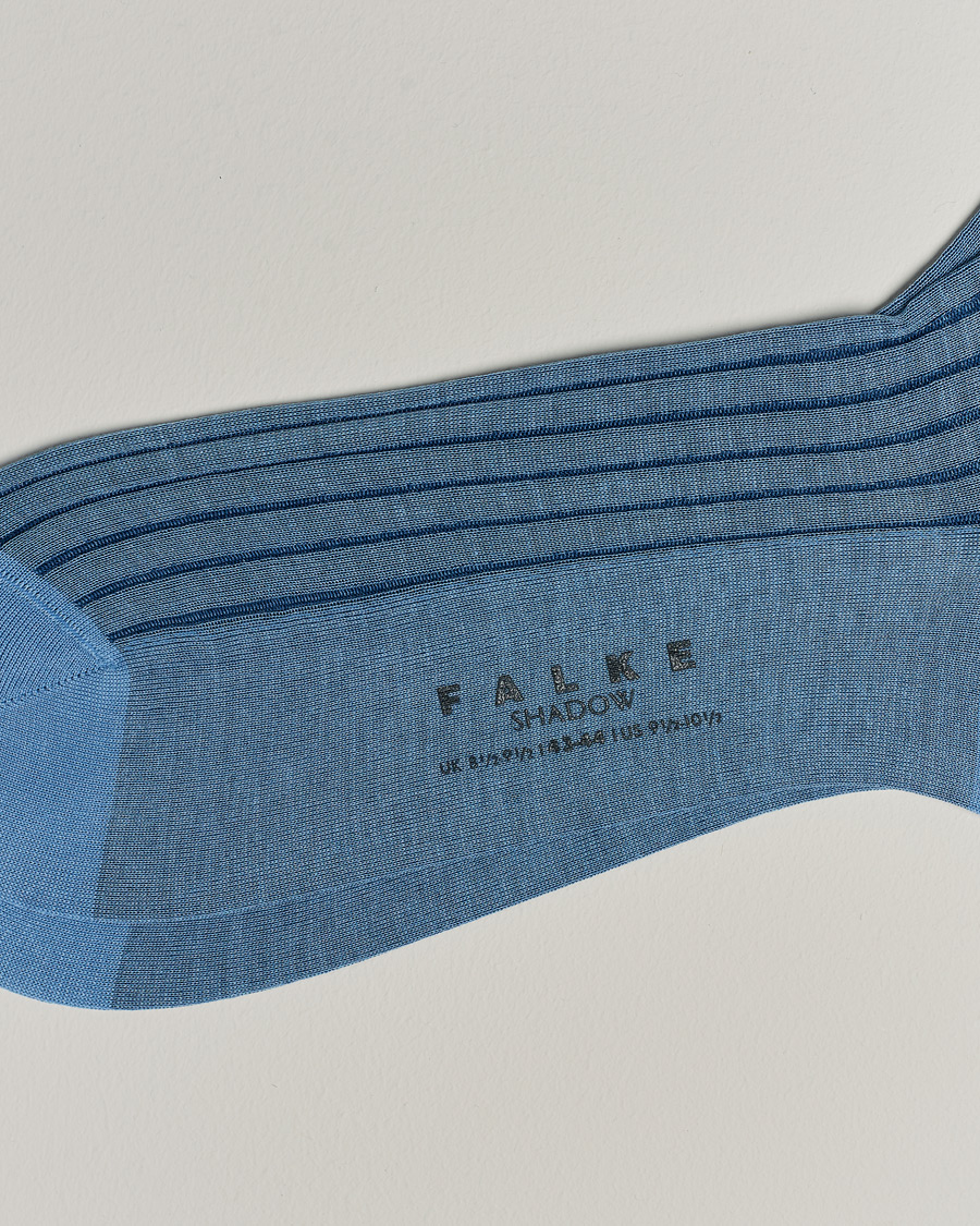 Heren | Alledaagse sokken | Falke | Shadow Stripe Sock Light Blue/Navy