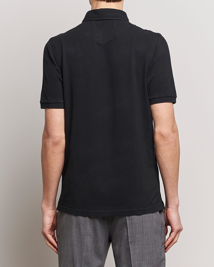 Heren | Polo's | Gran Sasso | Washed Polo Black