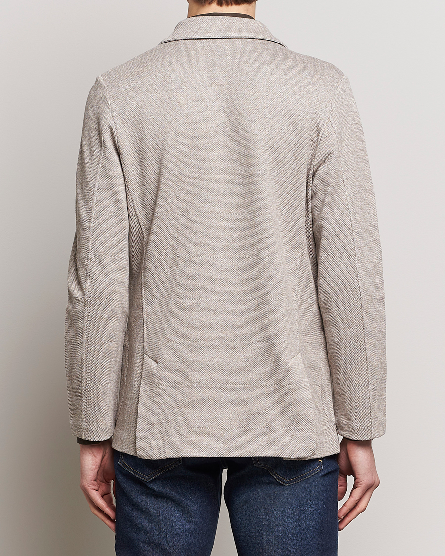 Heren | Blazers | Gran Sasso | Structured Cotton/Linen Blazer Beige Melange