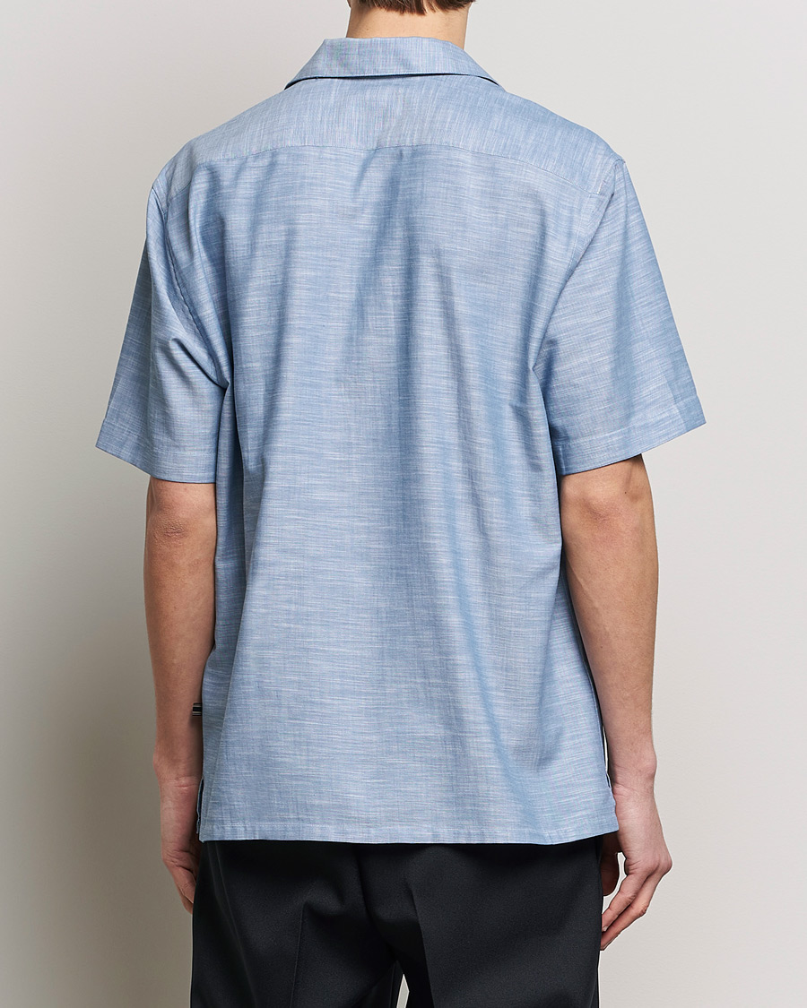 Heren | Overhemden | Brioni | Cotton Cuban Shirt Light Blue
