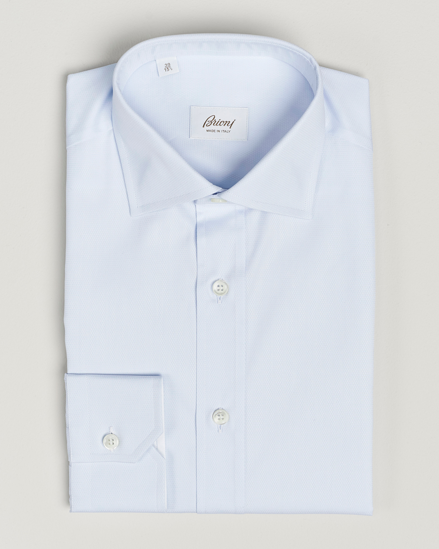 Heren | Overhemden | Brioni | Slim Fit Dress Shirt Light Blue