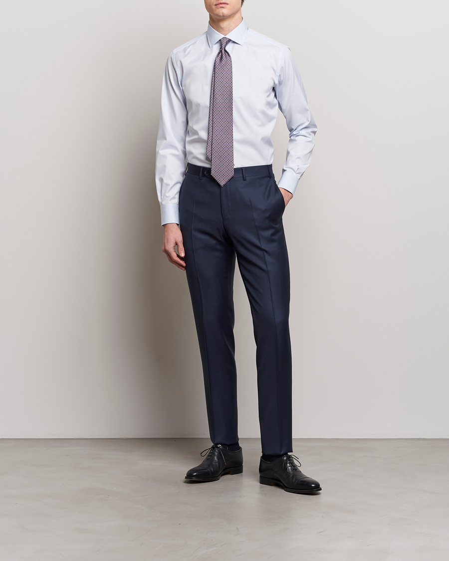 Heren | Brioni | Brioni | Slim Fit Dress Shirt Light Blue