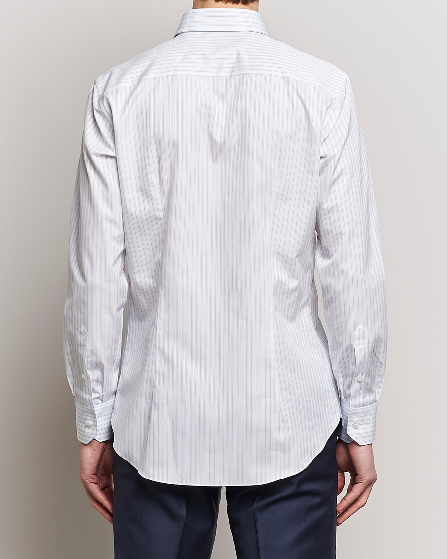Heren | Overhemden | Brioni | Slim Fit Dress Shirt Light Blue Stripe