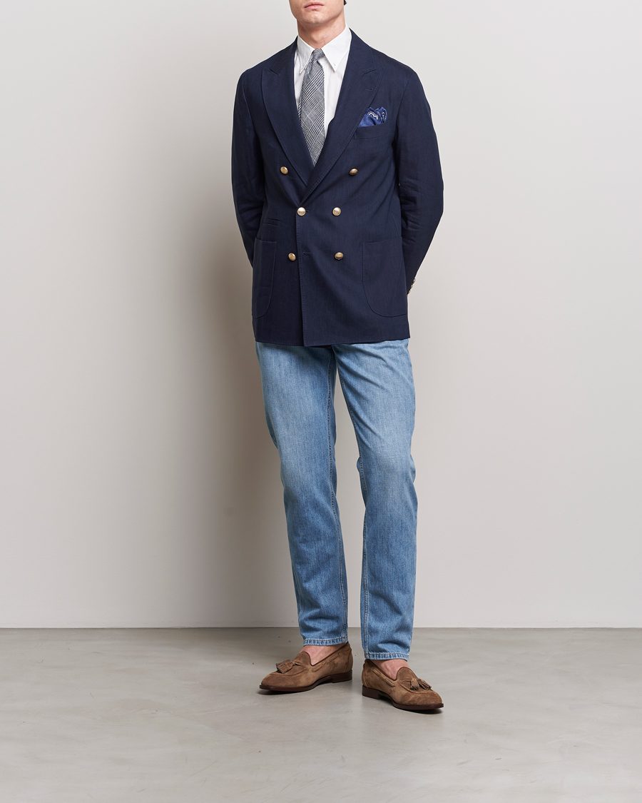 Heren | Jeans | Brunello Cucinelli | Traditional Fit Jeans Blue Wash