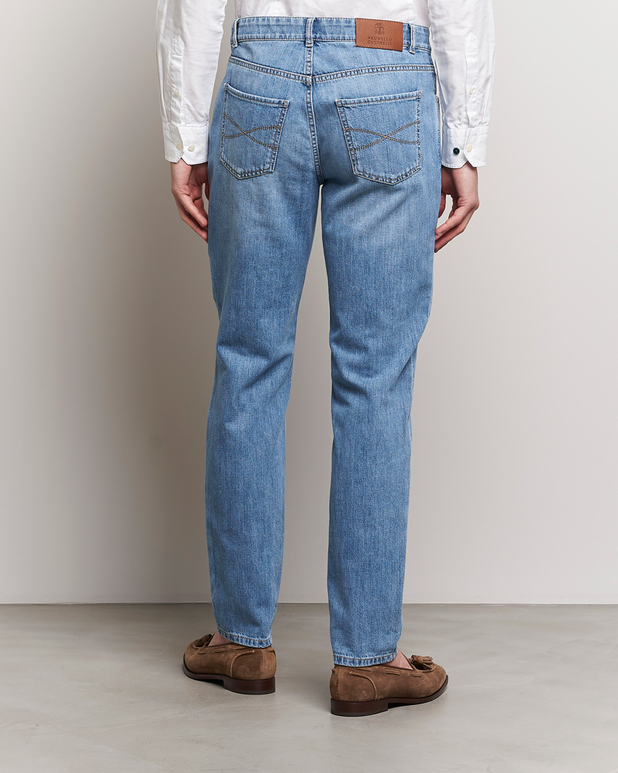 Heren | Jeans | Brunello Cucinelli | Traditional Fit Jeans Blue Wash