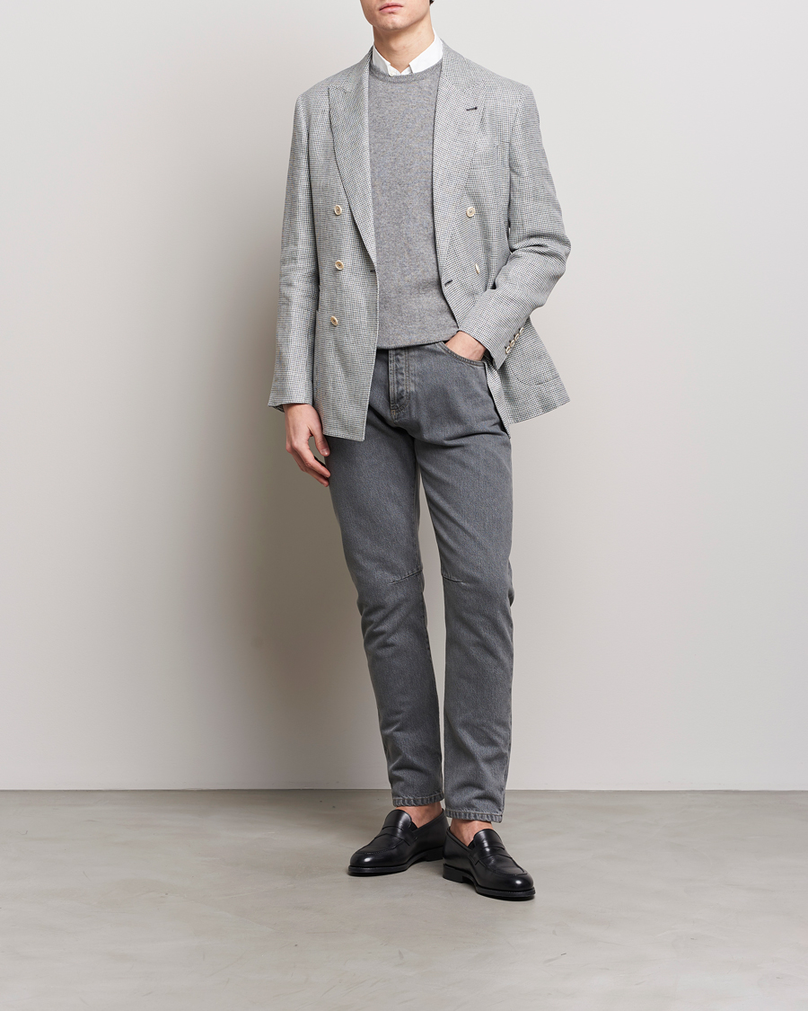 Heren | Jeans | Brunello Cucinelli | Leisure Fit Jeans Grey Wash
