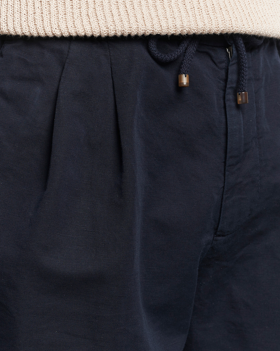 Heren | Korte broek | Brunello Cucinelli | Drawstring Shorts Navy