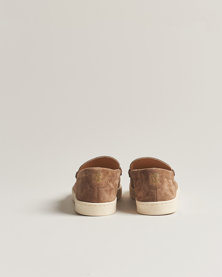 Heren | Brunello Cucinelli Moccasin Loafer Brown Suede | Brunello Cucinelli | Moccasin Loafer Brown Suede