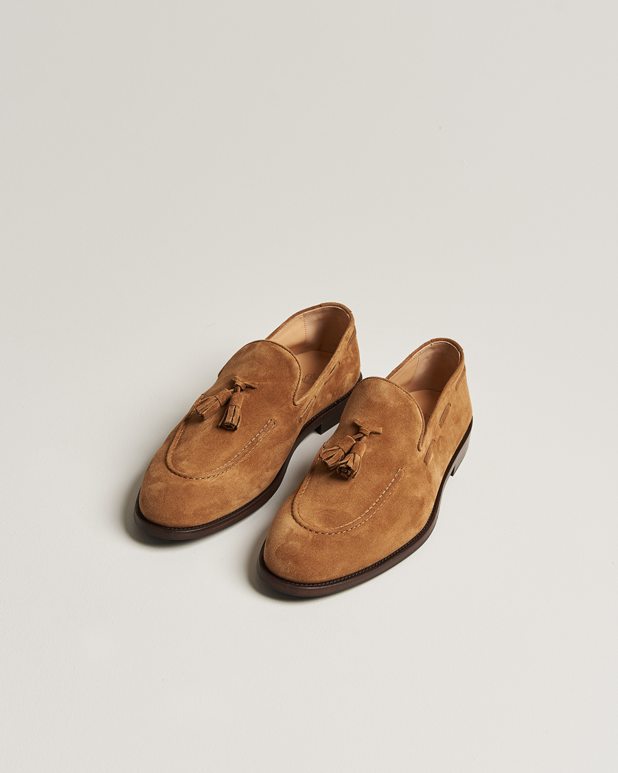 Heren | Handgemaakte schoenen | Brunello Cucinelli | Tassel Loafer Whiskey Suede
