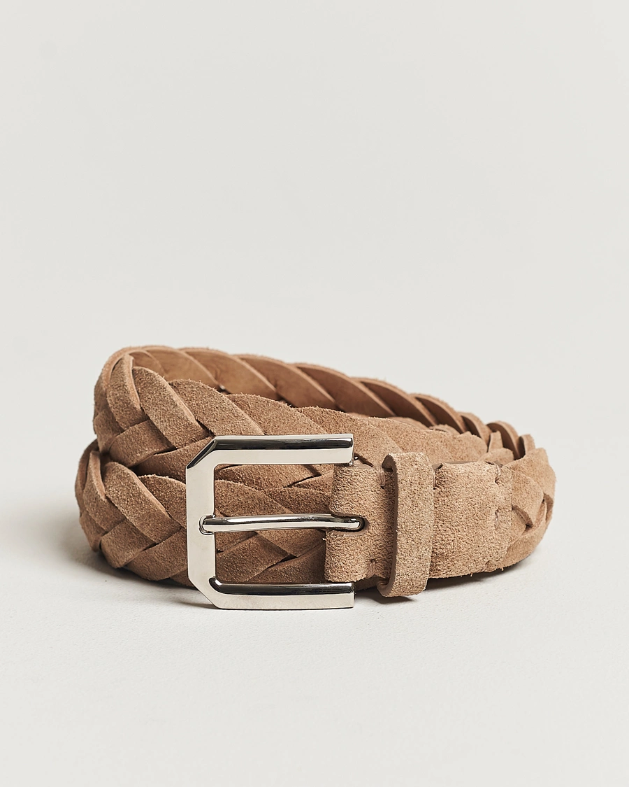 Heren | Brunello Cucinelli Braided Belt Desert Suede | Brunello Cucinelli | Braided Belt Desert Suede