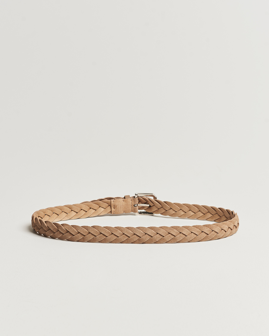Heren | Brunello Cucinelli Braided Belt Desert Suede | Brunello Cucinelli | Braided Belt Desert Suede
