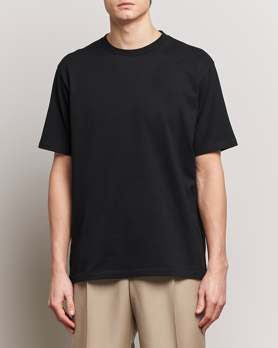 Heren | Luxury Brands | Auralee | Luster Plating T-Shirt Black