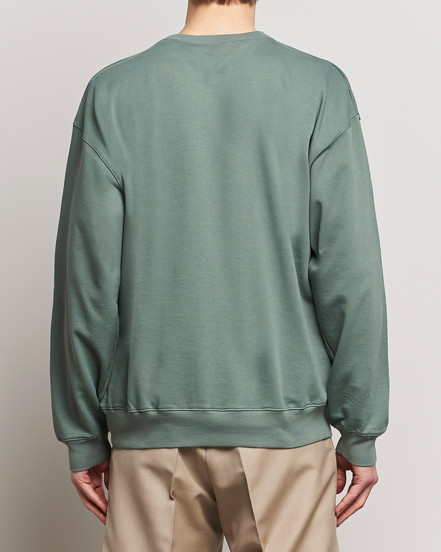 Heren | Truien | Auralee | Super High Gauze Sweatshirt Dustry Green