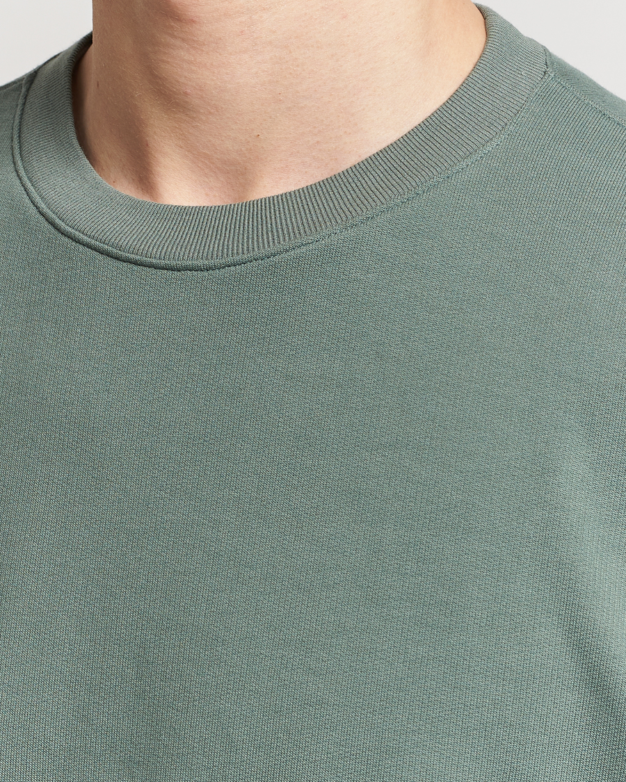 Heren | Truien | Auralee | Super High Gauze Sweatshirt Dustry Green