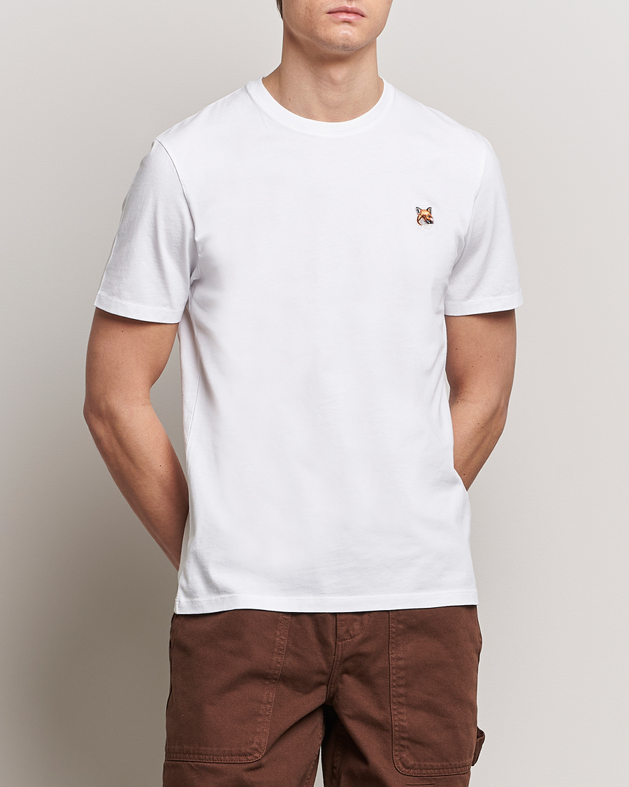 Heren | T-shirts met korte mouwen | Maison Kitsuné | Fox Head T-Shirt White