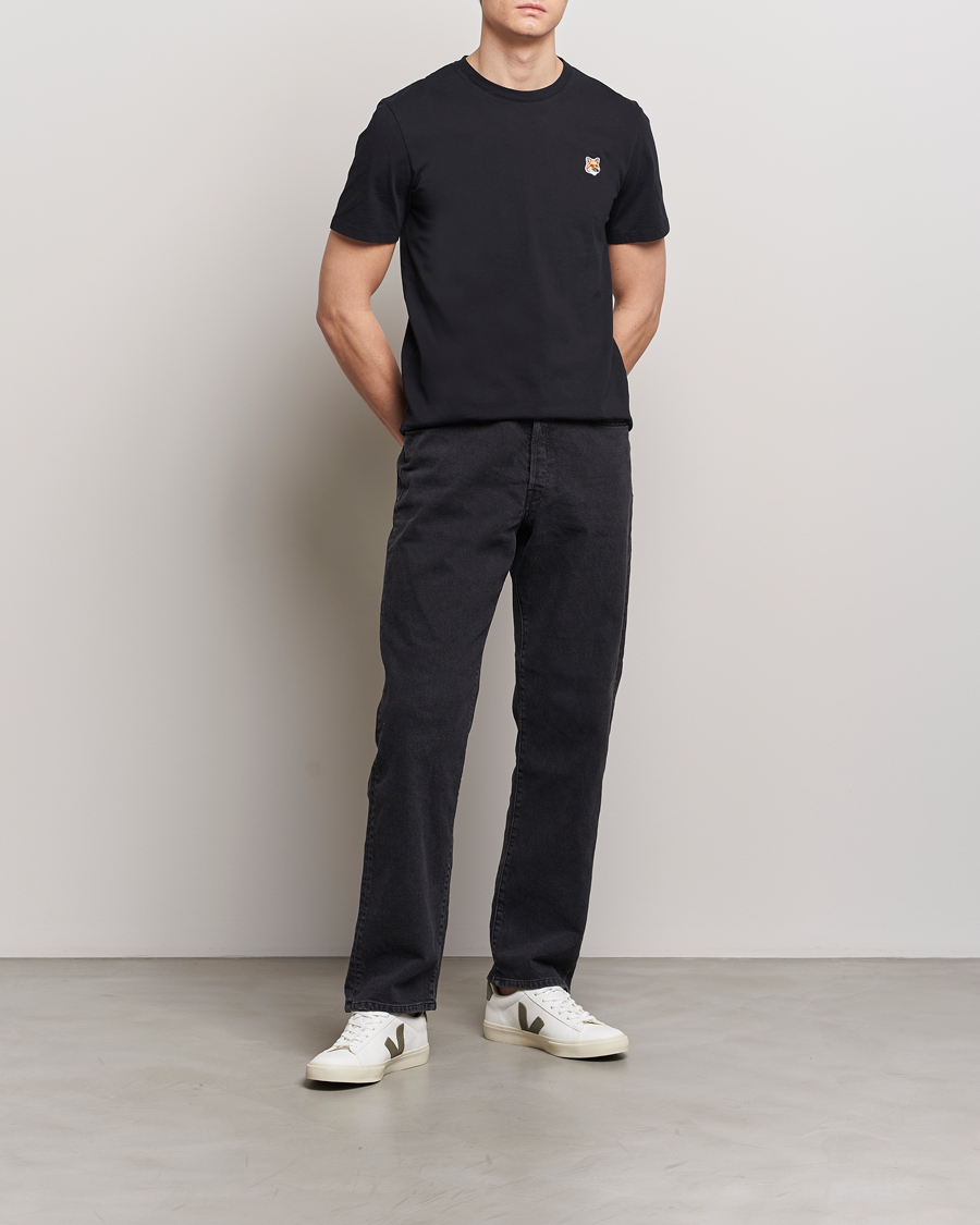Heren | T-shirts | Maison Kitsuné | Fox Head T-Shirt Black