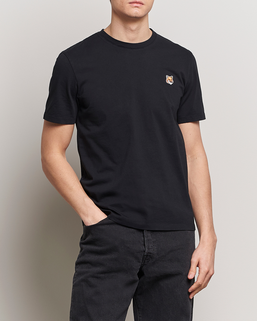 Heren | T-shirts met korte mouwen | Maison Kitsuné | Fox Head T-Shirt Black
