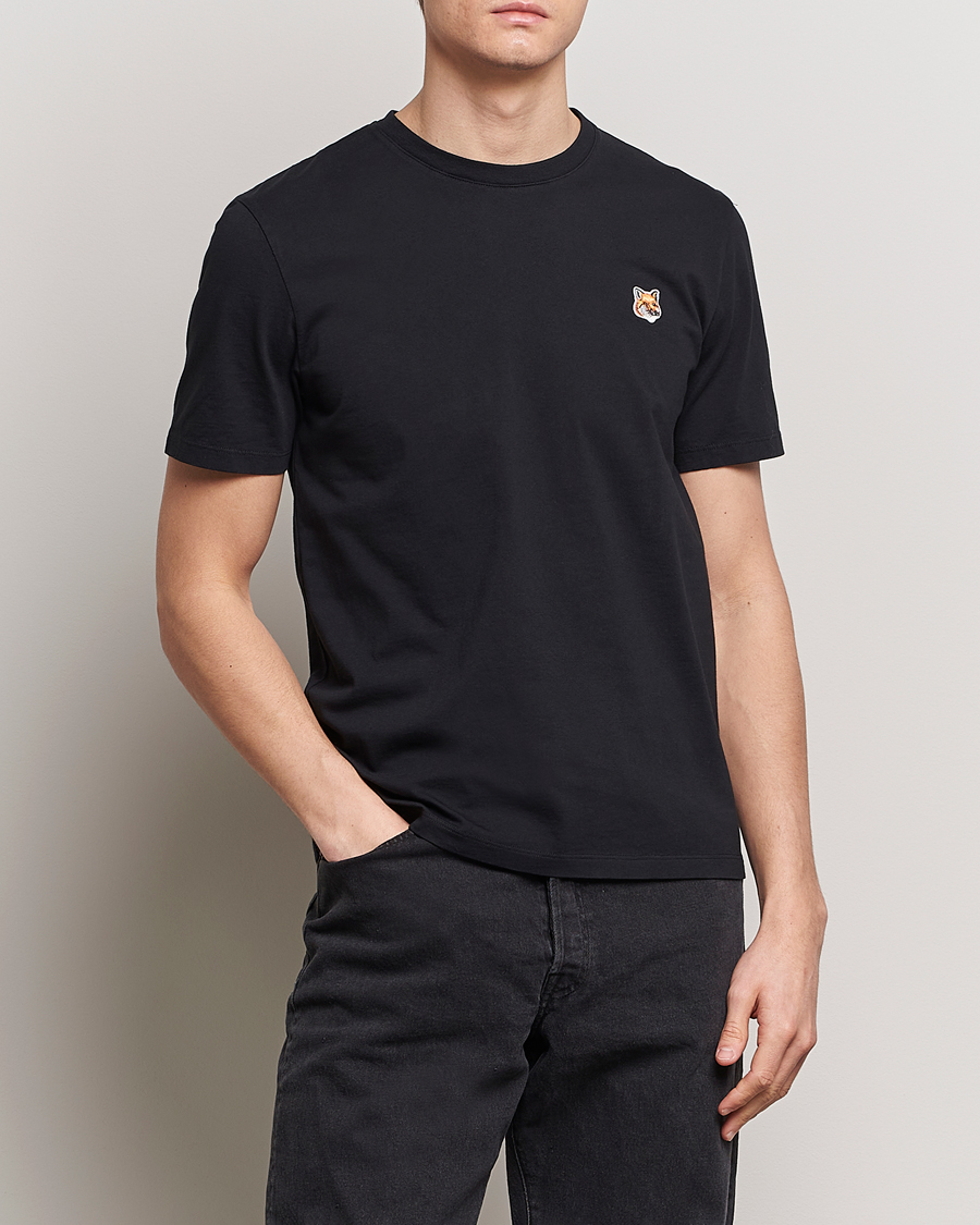 Heren | Kleding | Maison Kitsuné | Fox Head T-Shirt Black