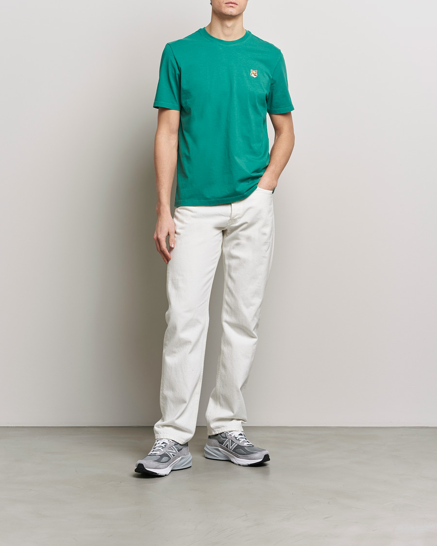 Heren | T-shirts | Maison Kitsuné | Fox Head T-Shirt Pine Green