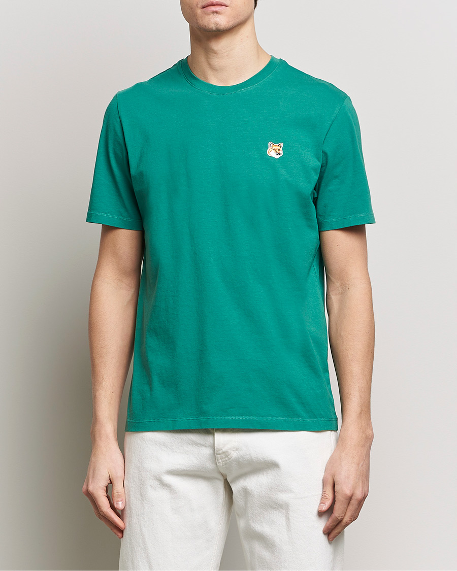 Heren | Maison Kitsuné | Maison Kitsuné | Fox Head T-Shirt Pine Green