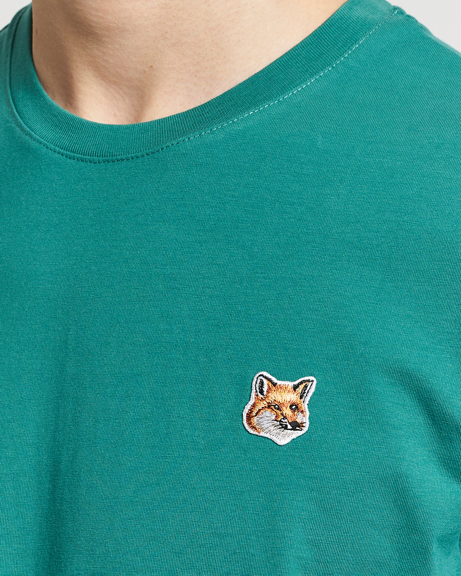 Heren | T-shirts | Maison Kitsuné | Fox Head T-Shirt Pine Green