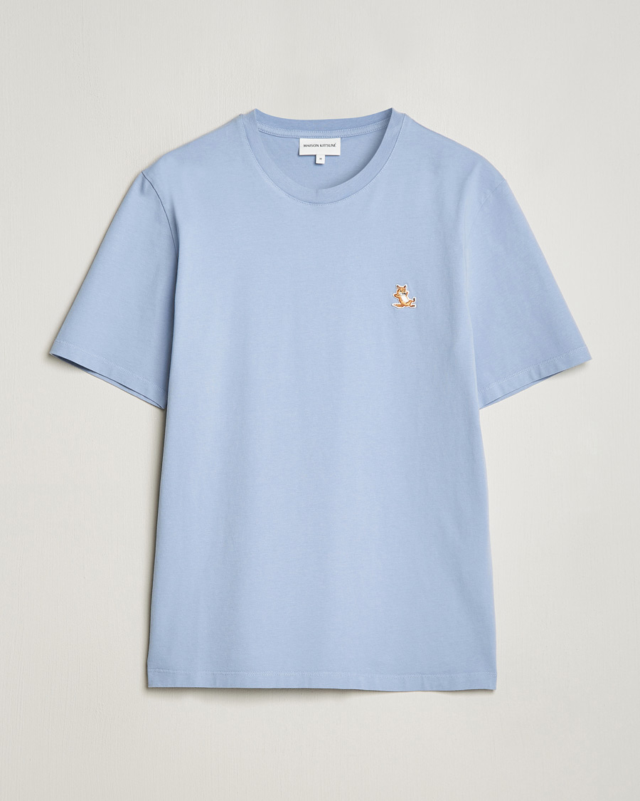 Heren | T-shirts | Maison Kitsuné | Chillax Fox T-Shirt Beat Blue
