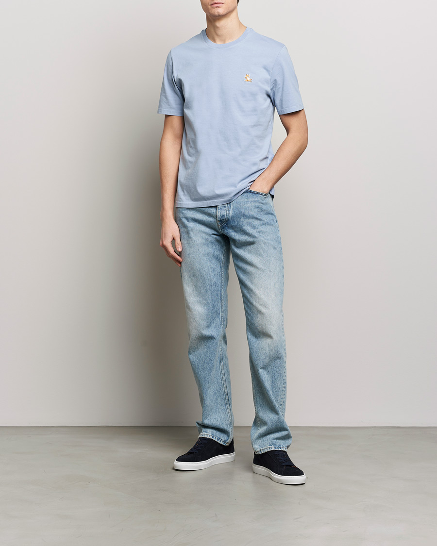 Heren | T-shirts | Maison Kitsuné | Chillax Fox T-Shirt Beat Blue