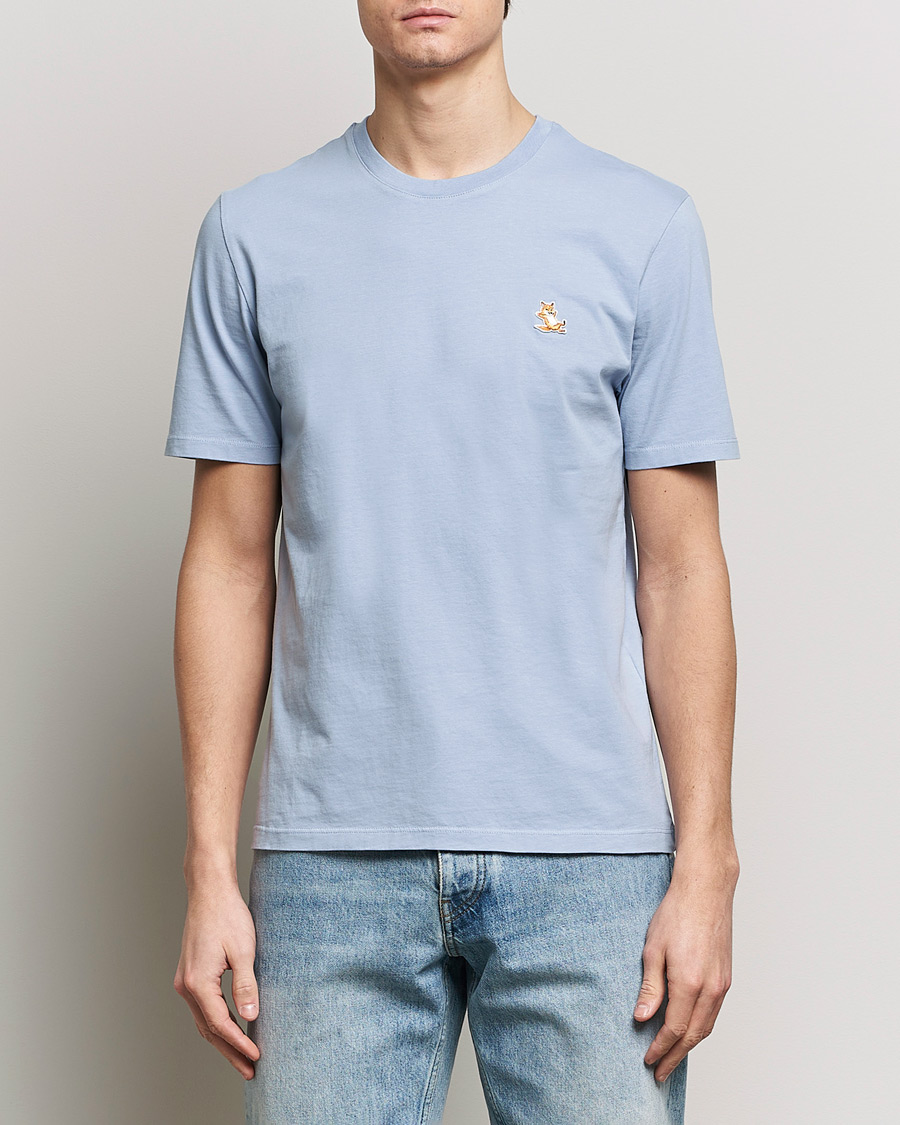 Heren | T-shirts met korte mouwen | Maison Kitsuné | Chillax Fox T-Shirt Beat Blue