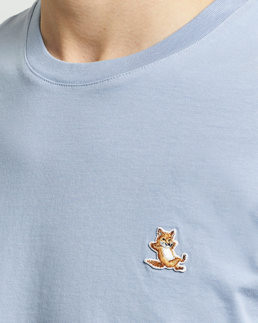 Heren | T-shirts | Maison Kitsuné | Chillax Fox T-Shirt Beat Blue