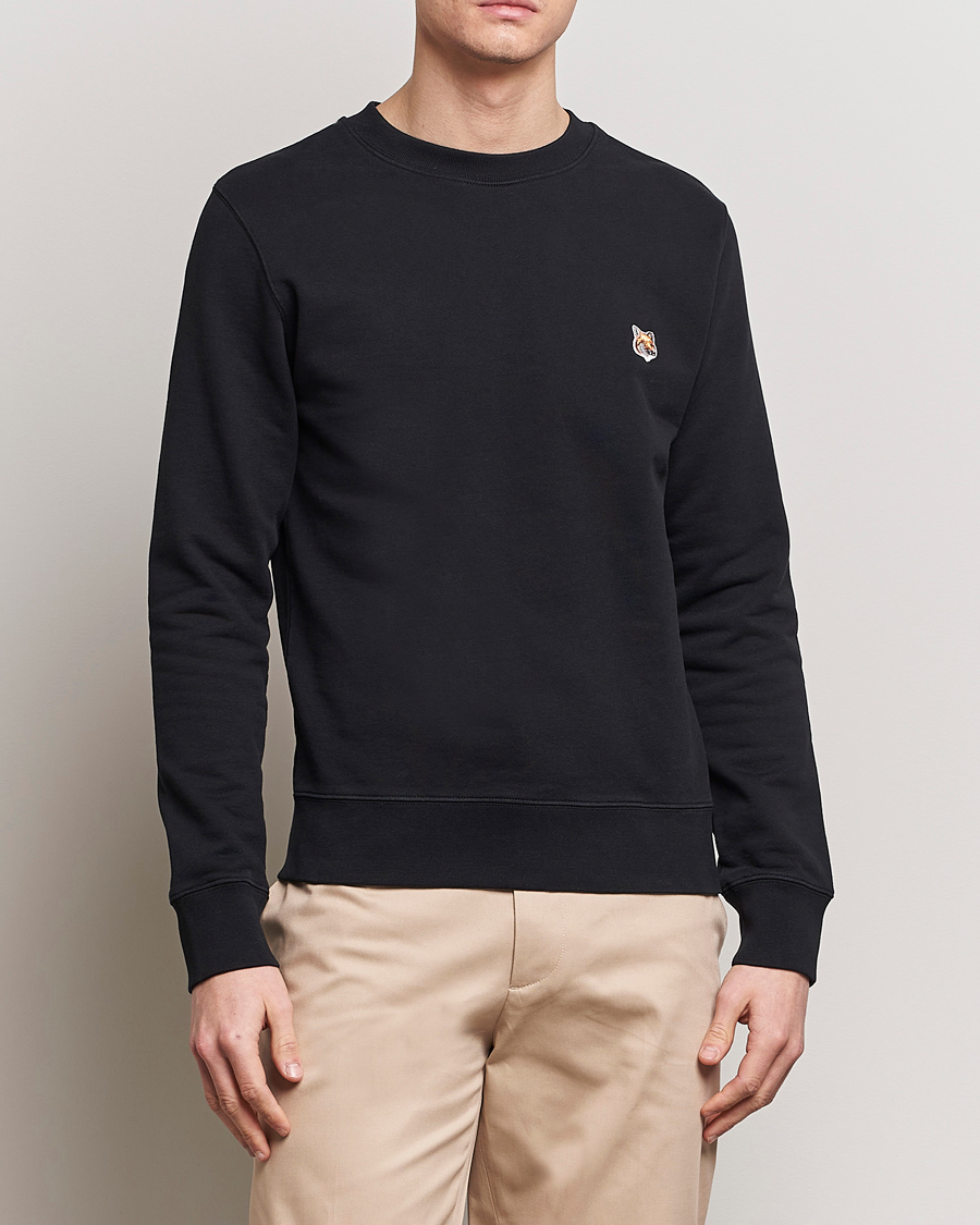 Heren | Sweatshirts | Maison Kitsuné | Fox Head Sweatshirt Black