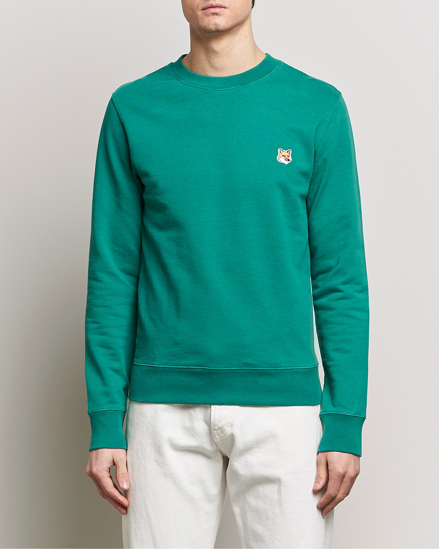 Heren | Sweatshirts | Maison Kitsuné | Fox Head Sweatshirt Pine Green