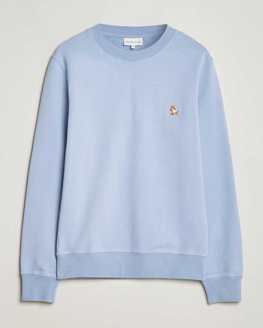 Heren | Truien | Maison Kitsuné | Chillax Fox Sweatshirt Beat Blue