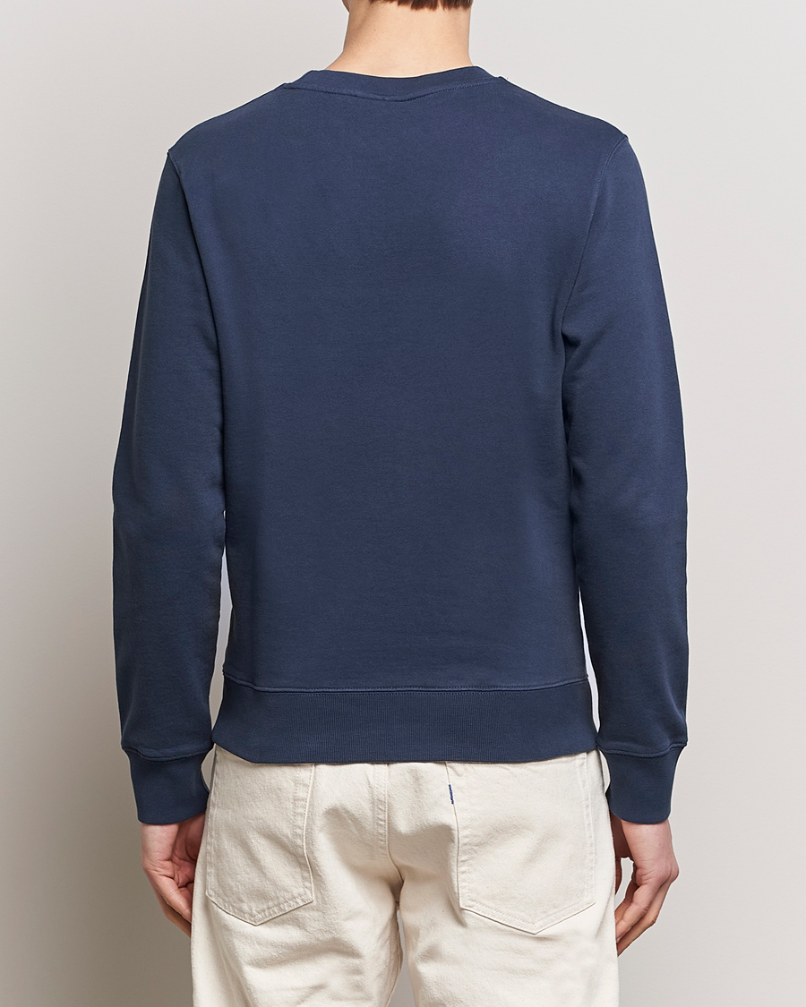 Heren | Truien | Maison Kitsuné | Chillax Fox Sweatshirt Ink Blue