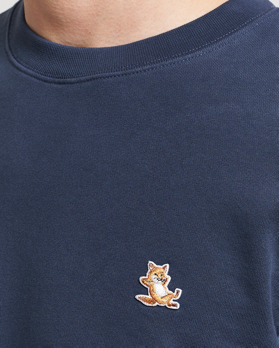 Heren | Truien | Maison Kitsuné | Chillax Fox Sweatshirt Ink Blue
