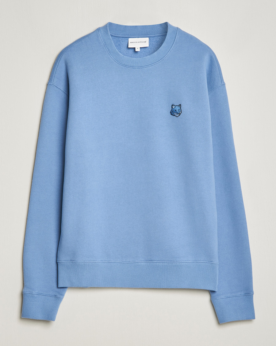 Heren | Truien | Maison Kitsuné | Tonal Fox Head Sweatshirt Hampton Blue